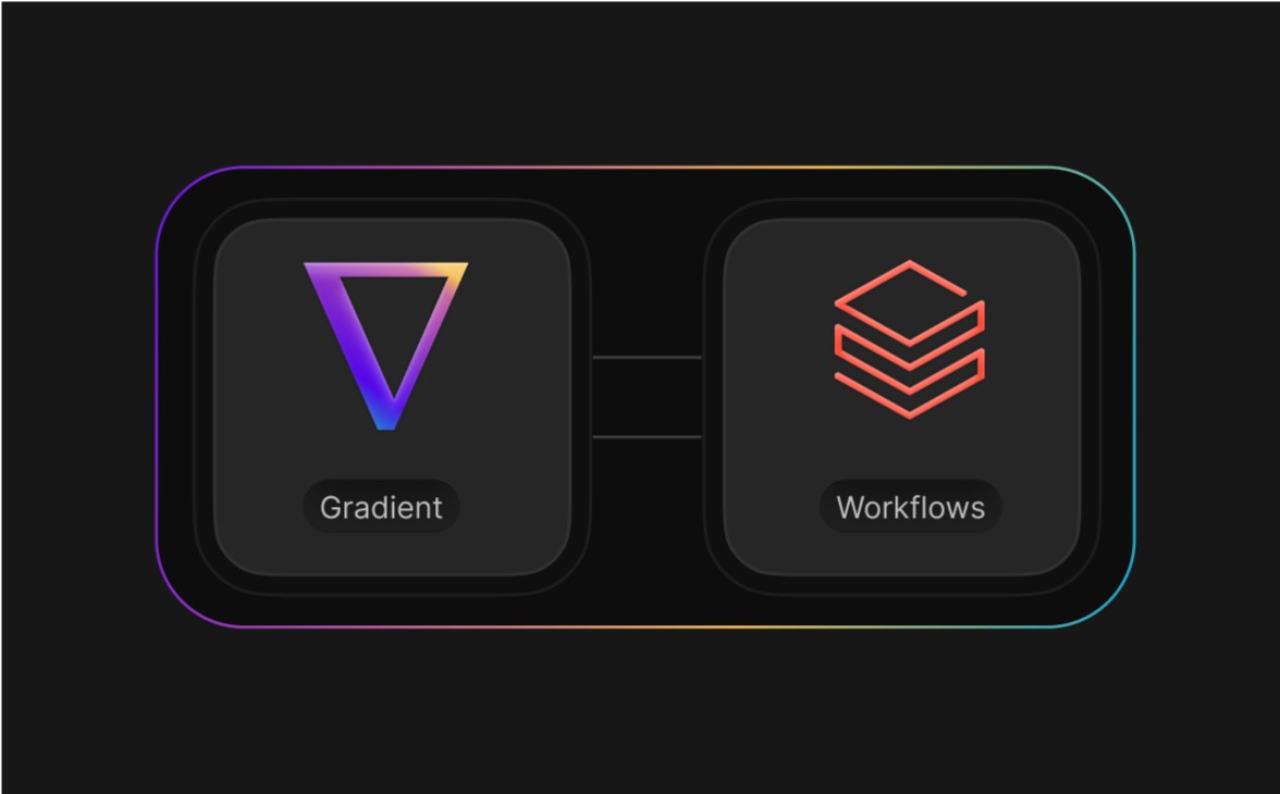 Gradient support Databricks jobs workflows out of the box